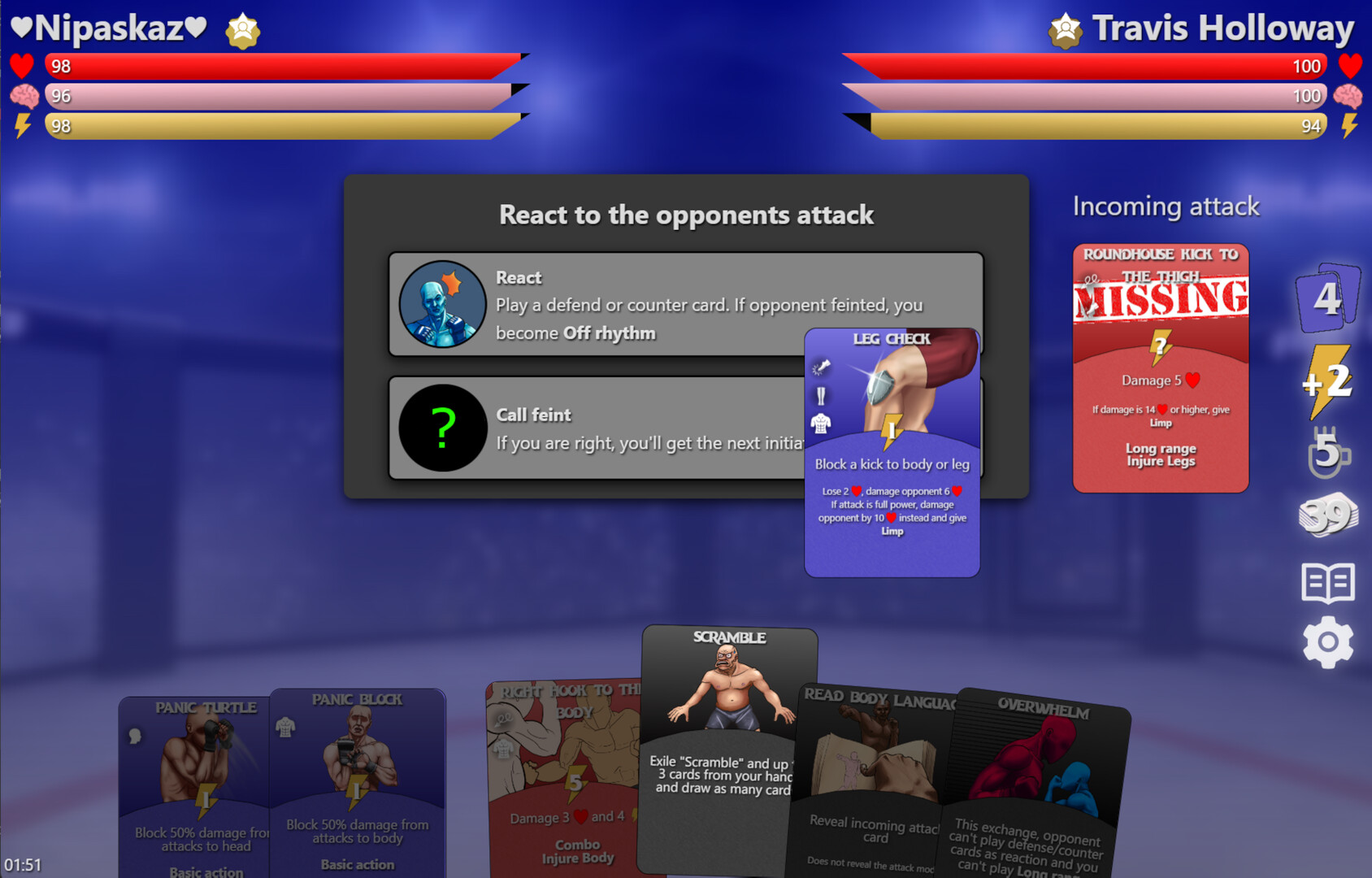 Mixed Martial Cards Playtest screenshot #4
