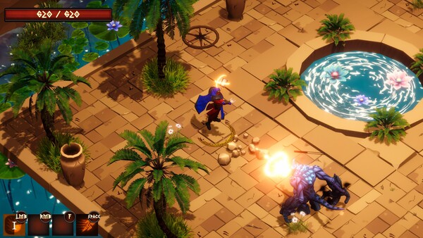 Screenshot of Through The Never gameplay showing in-action mechanics