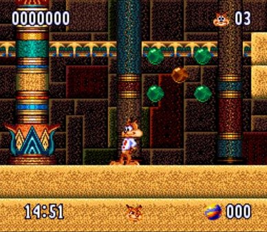 Screenshot z Bubsy Two-Fur Screenshot z Bubsy Two-Fur