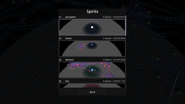 Screenshot of Spiritual Mesh Theory gameplay showing in-action mechanics