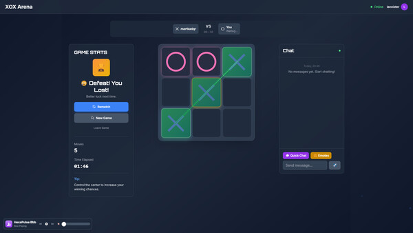 Competitive TicTacToe