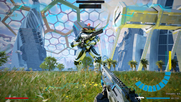 Screenshot of Metal Shock Game gameplay showing in-action mechanics