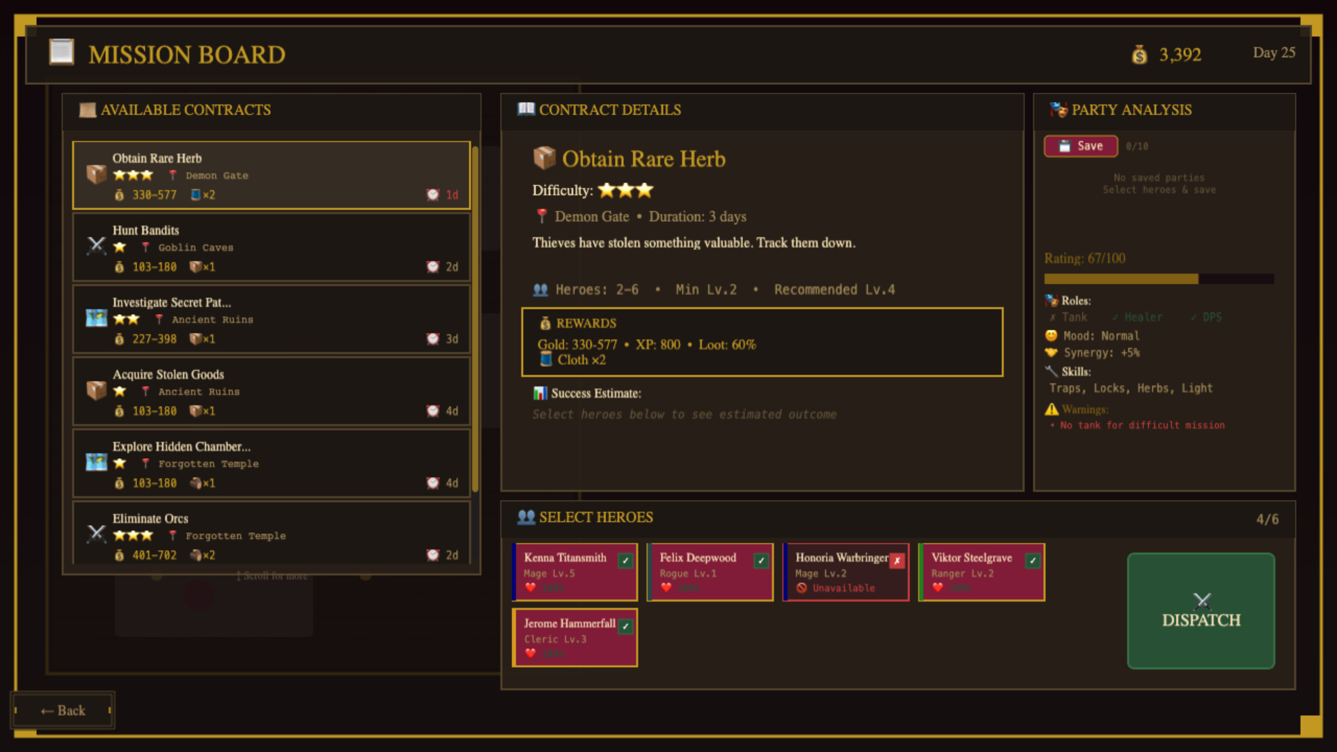 Hero's Guild screenshot #3