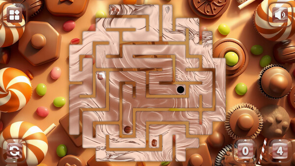 Sweetie Candy Maze: Brown Chocolate game for windows Pc 1