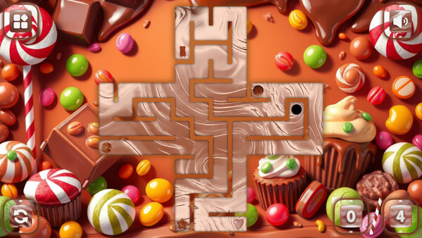 Sweetie Candy Maze: Brown Chocolatefor windows and Linux 1