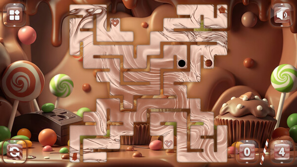 Скриншот 1 из игры Sweetie Candy Maze: Brown Chocolate
