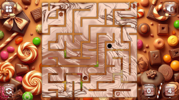 Скриншот 2 из игры Sweetie Candy Maze: Brown Chocolate