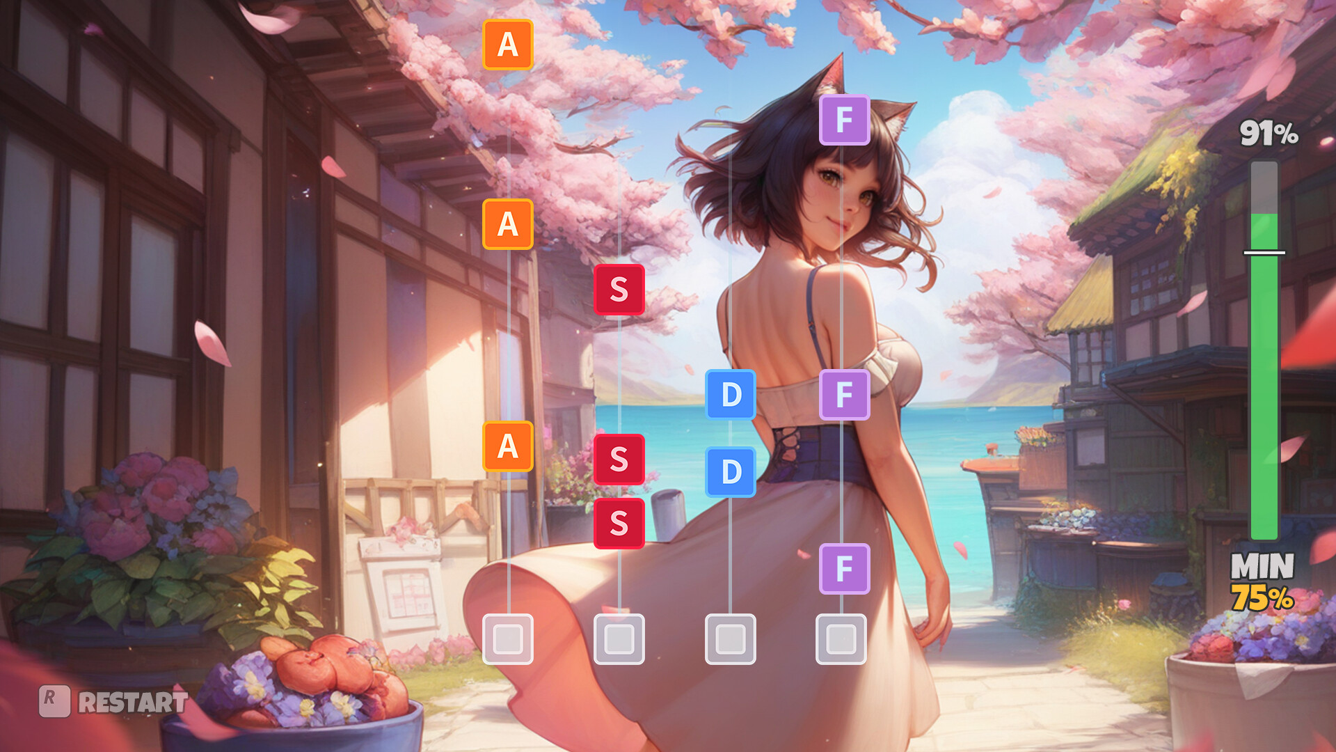Catgirls Rhythm Game screenshot 9