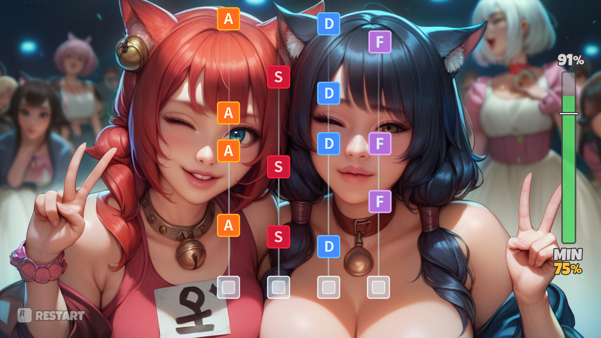 Catgirls Rhythm Game screenshot #8