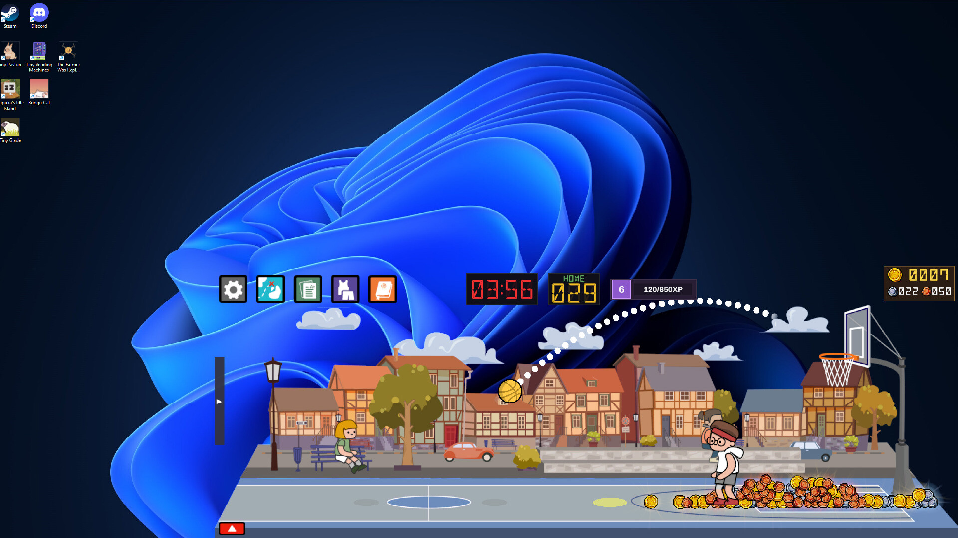 Tiny Hoops: Idle Shooter screenshot 1