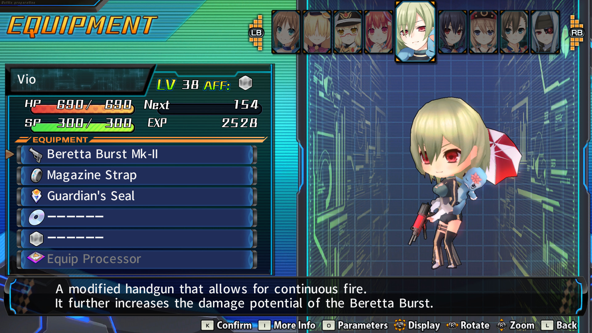 Hyperdevotion Noire: Ultimate Vio Set Featured Screenshot #1