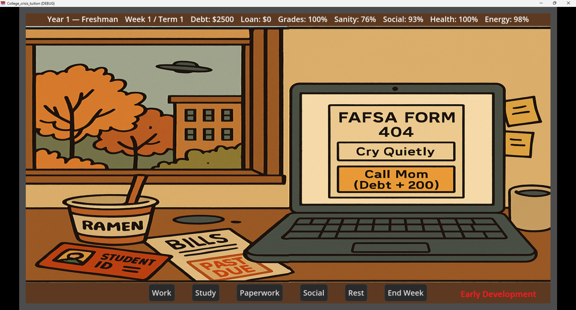 College Crisis: The Tuition Survival Game screenshot #4