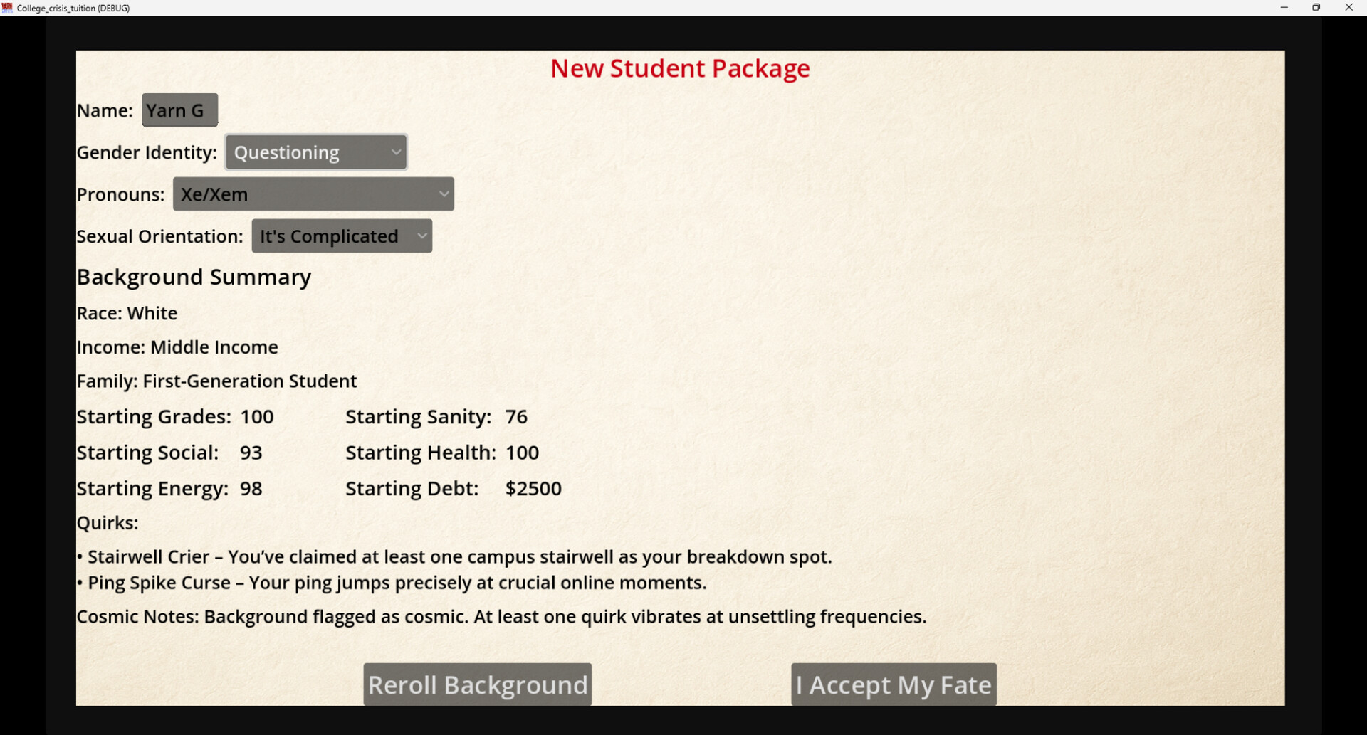 College Crisis: The Tuition Survival Game screenshot #5