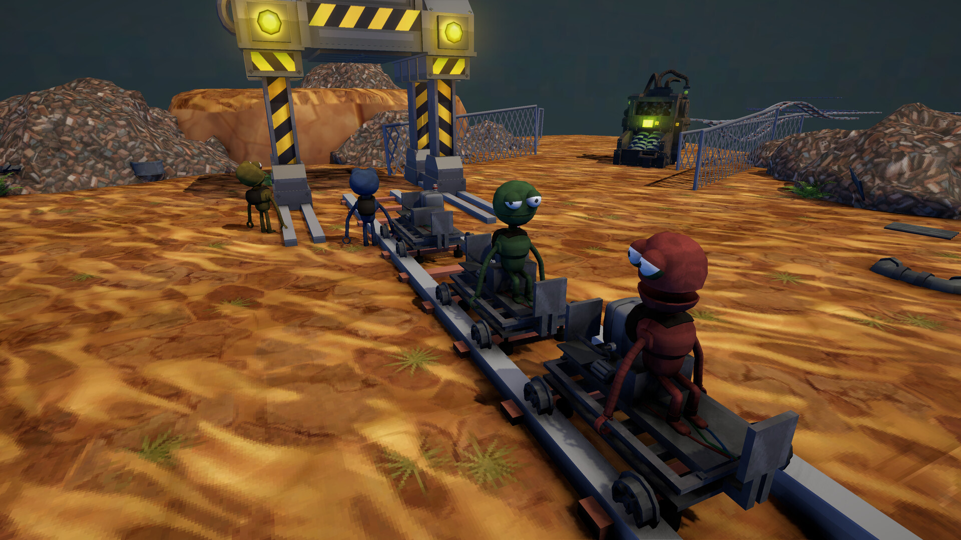 very normal rail game Featured Screenshot #1