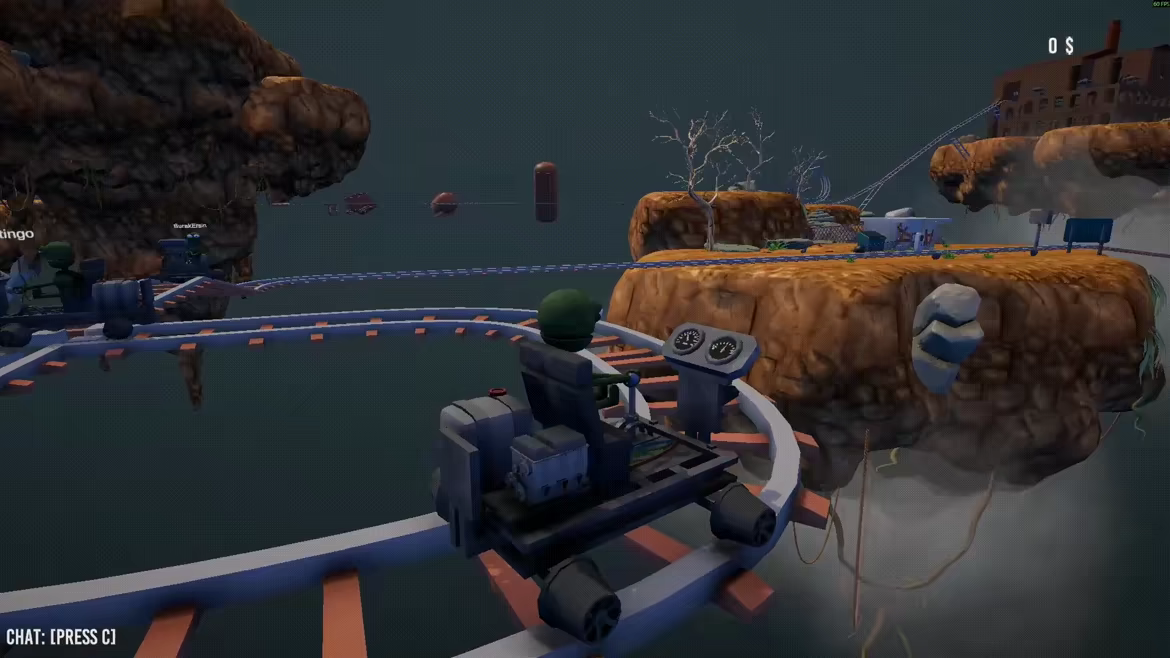 very normal rail game video 2