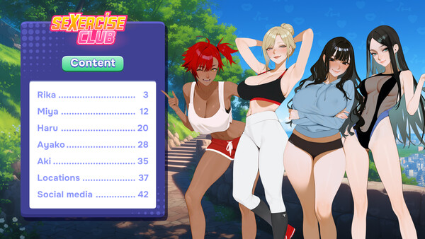 Sexercise Club - Digital Artbook