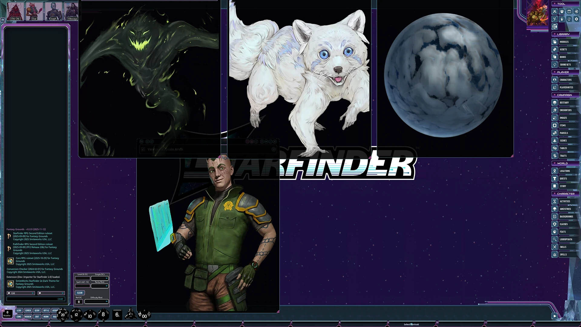 Fantasy Grounds - Starfinder Society - Invasion's Edge: Mystery of the Frozen Moonのスクリーンショット 1
