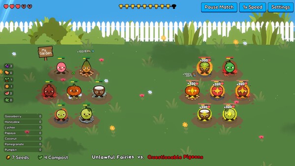 Screenshot 4 of Fruit Auto Fighters - final gameplay screenshot
