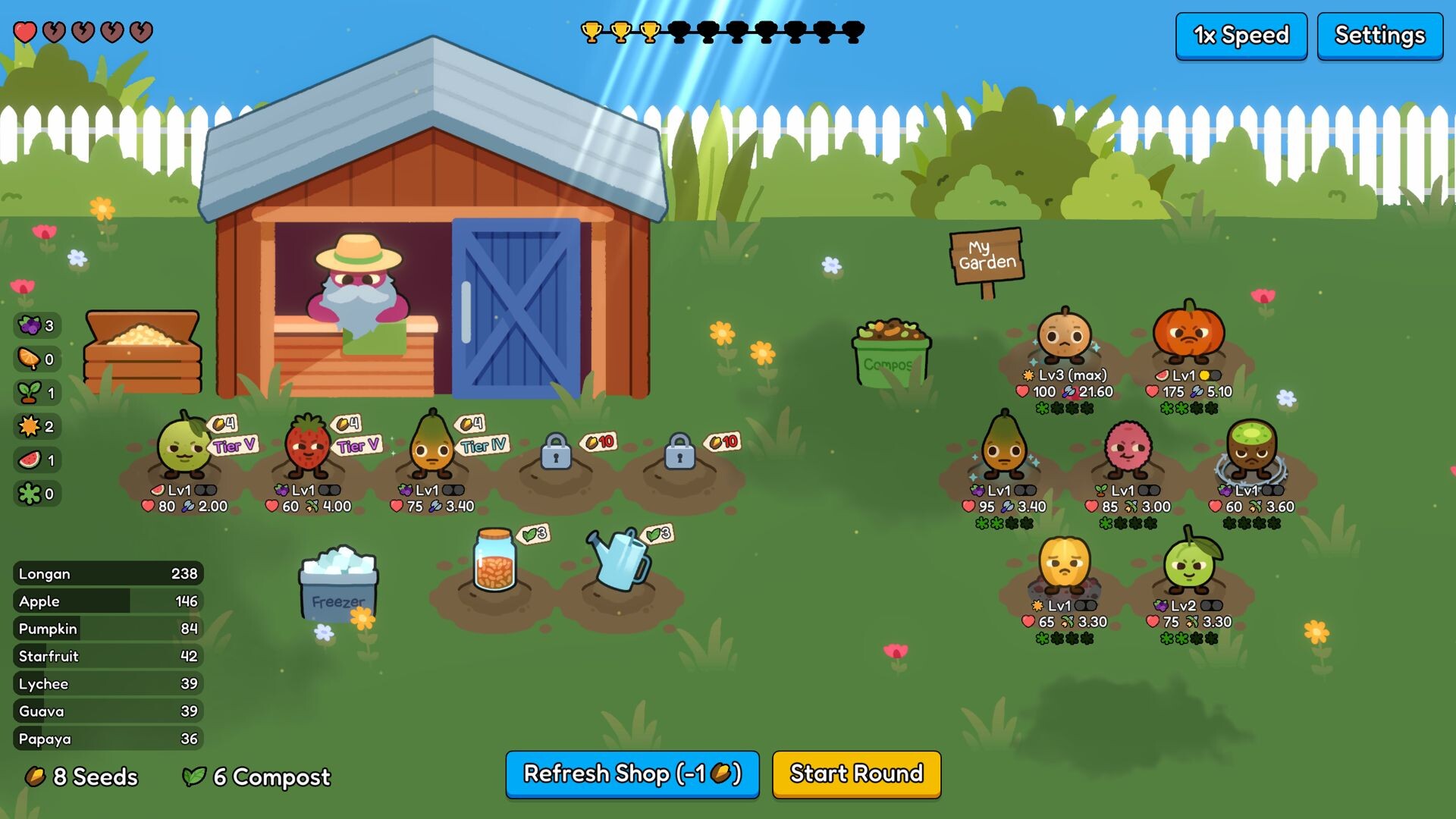 Fruit Auto Fighters screenshot 2
