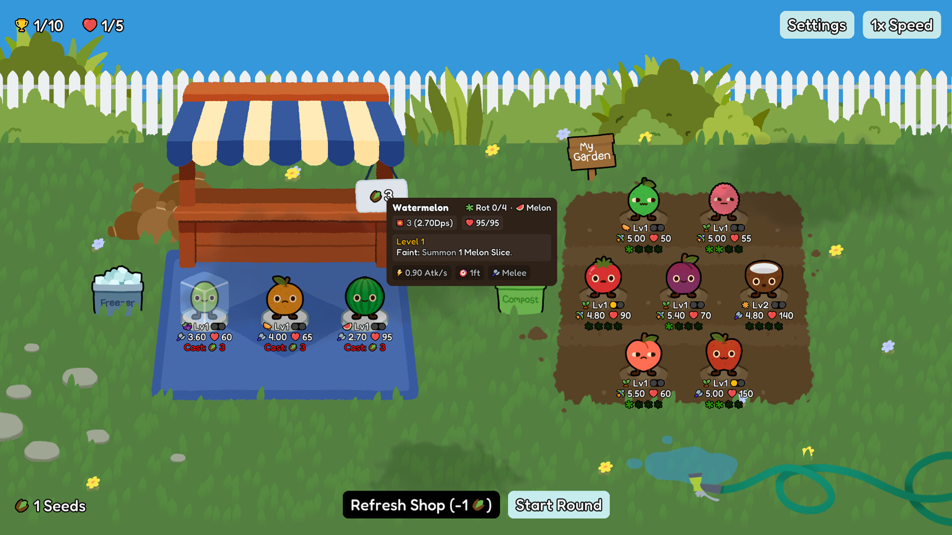 Fruit Auto Fighters screenshot #1