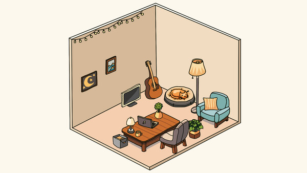 Screenshot of Stickers, please gameplay showing in-action mechanics