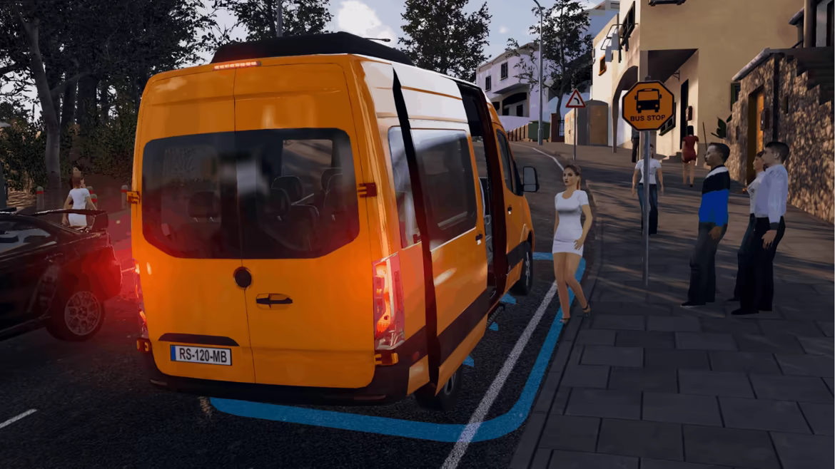 Minibus Simulator video 2