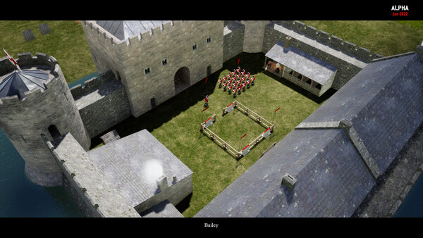 Screenshot of Warwolf Project gameplay showing in-action mechanics