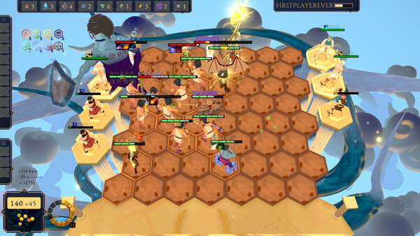 Screenshot of Batelus gameplay showing in-action mechanics