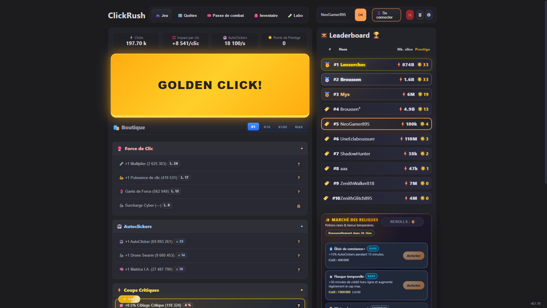 ClickRush screenshot #5