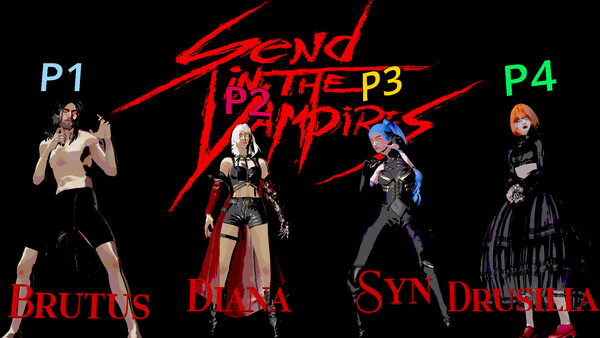 Screenshot of Send In The Vampires gameplay showing in-action mechanics