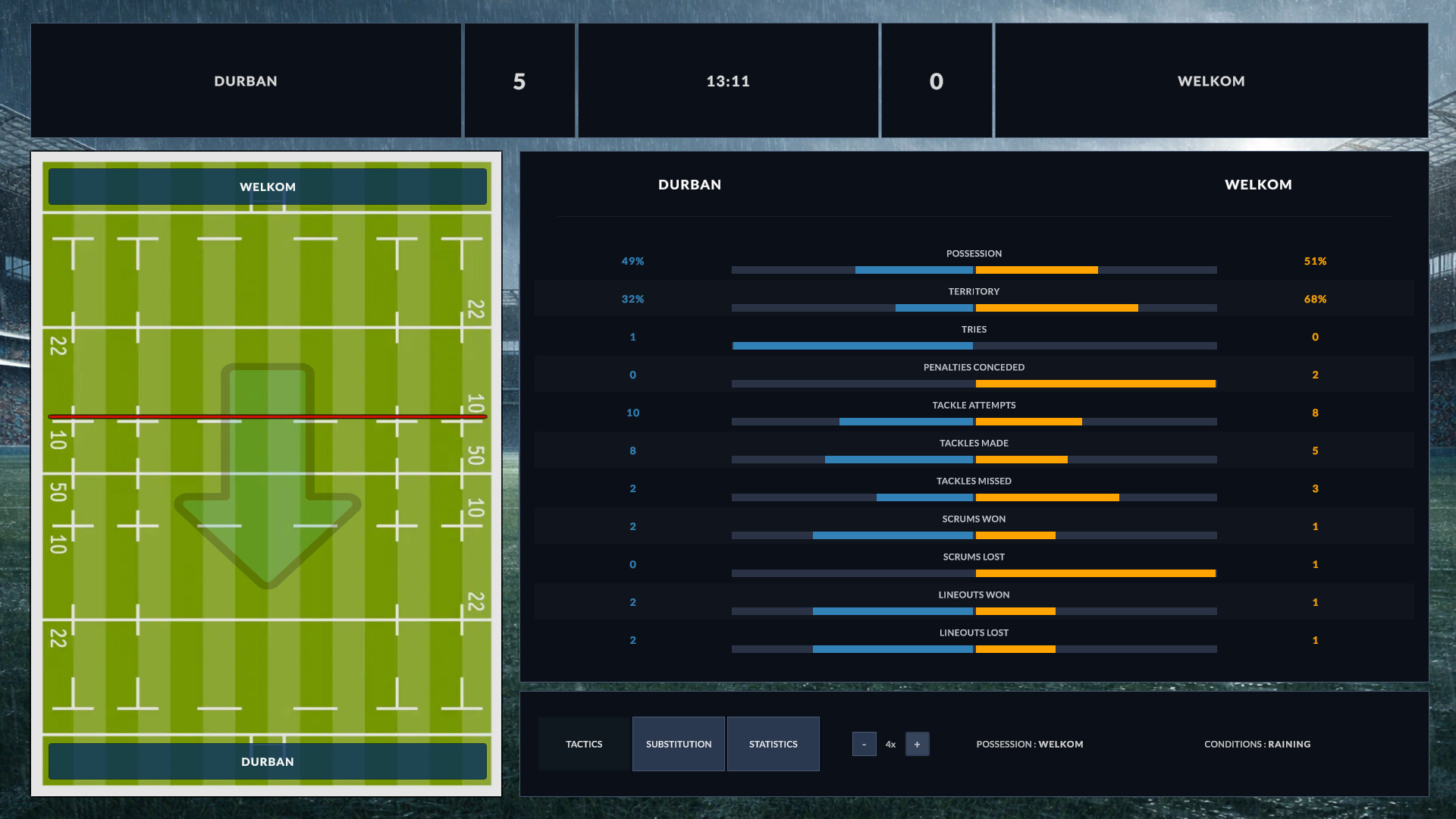 Rugby Career Manager screenshot 11