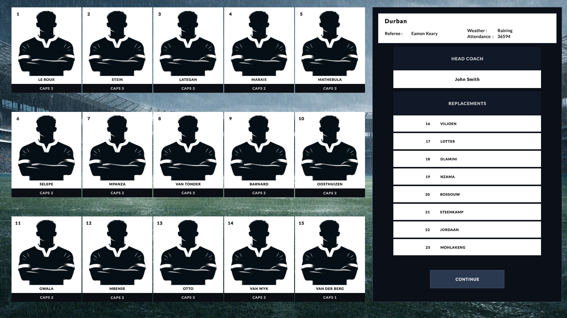 Rugby Career Manager screenshot 10