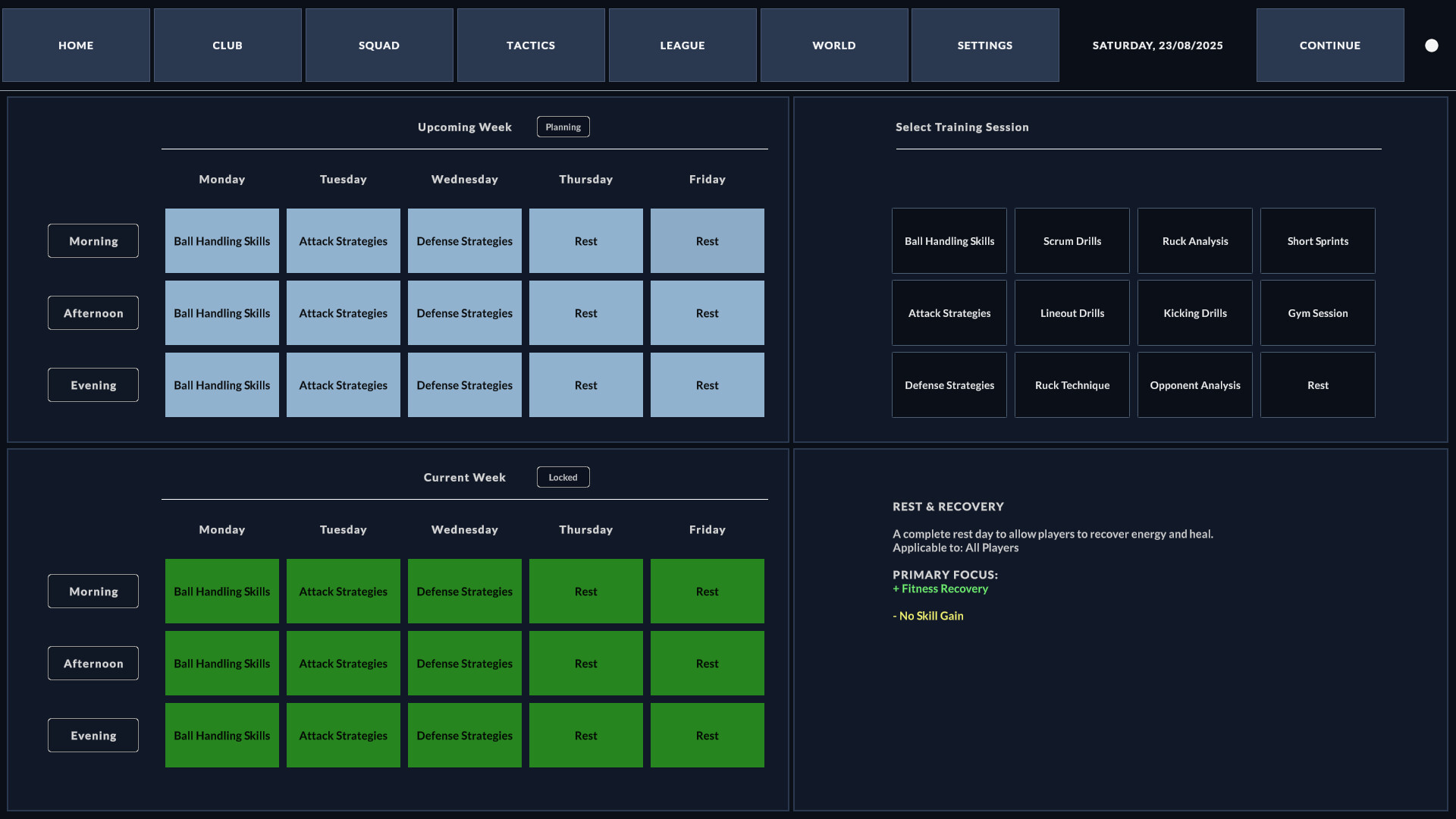 Rugby Career Manager screenshot 7