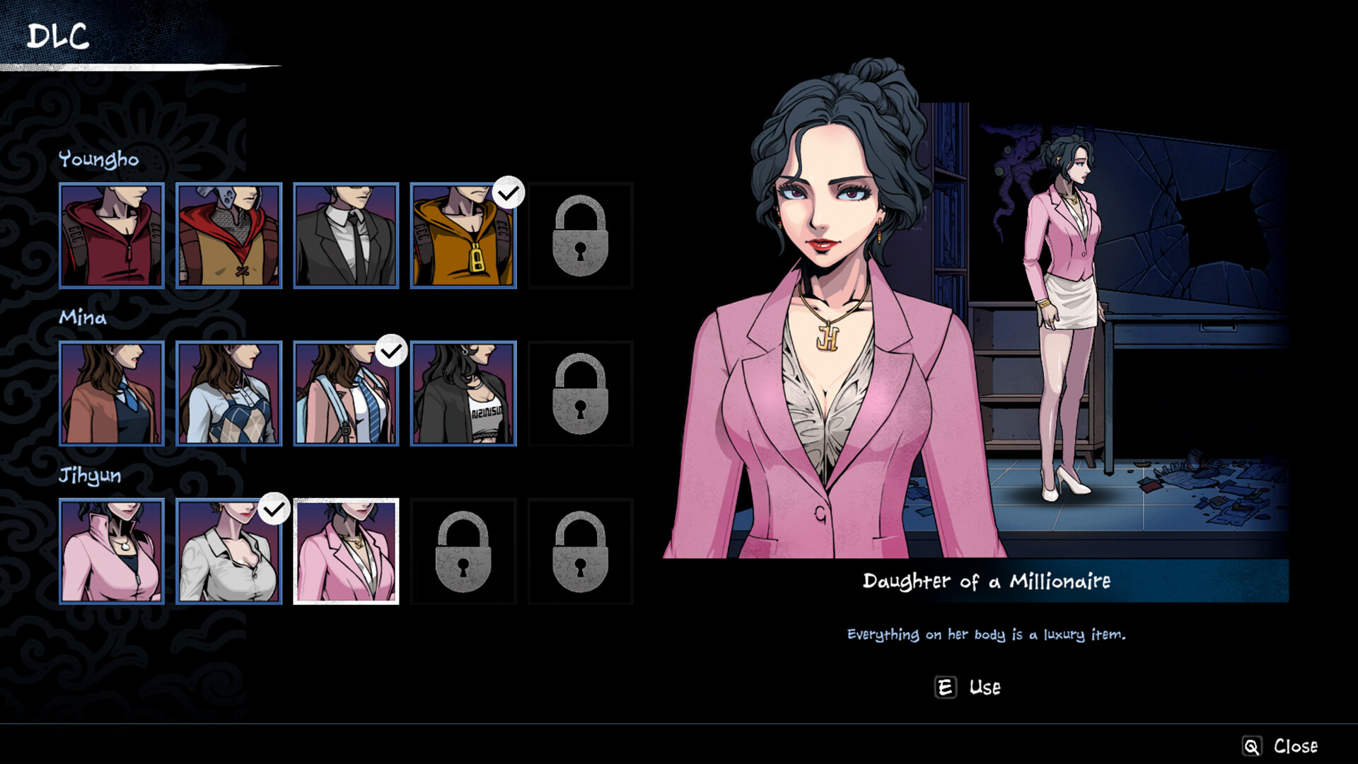 The Coma 3: Bloodlines - Daughter of a Millionaire Skin screenshot 2