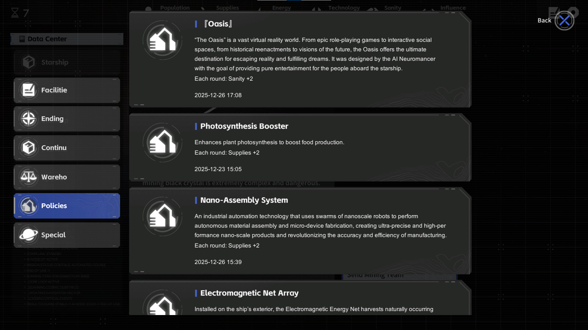 Deep Space Exodus screenshot #7