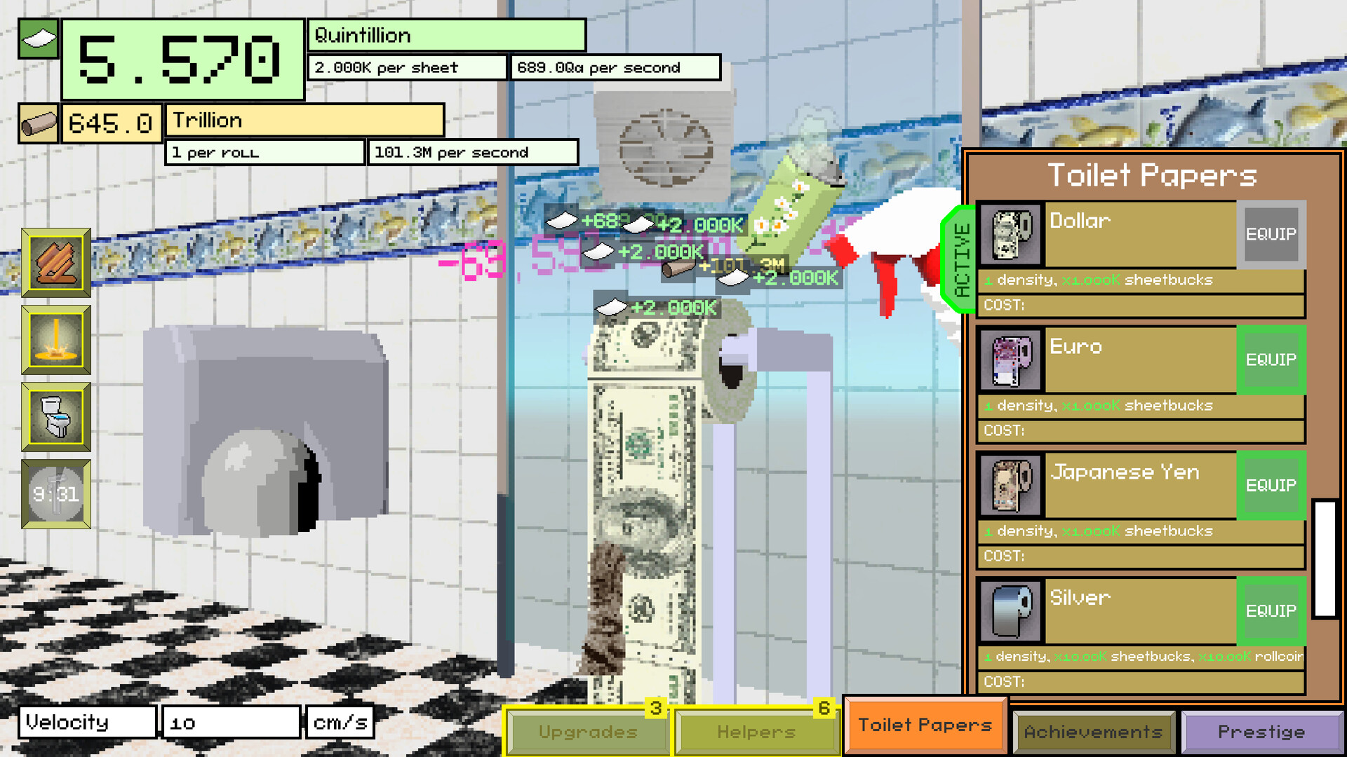 Toilet Paper Idle screenshot #2