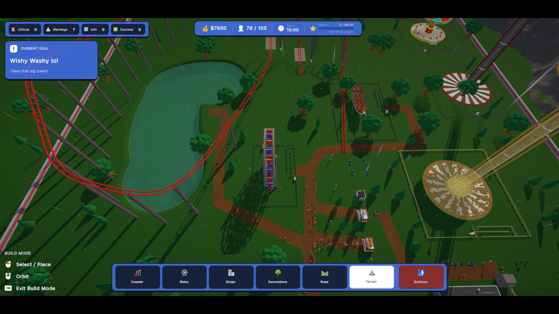 Roller Coaster Park Simulator screenshot 2