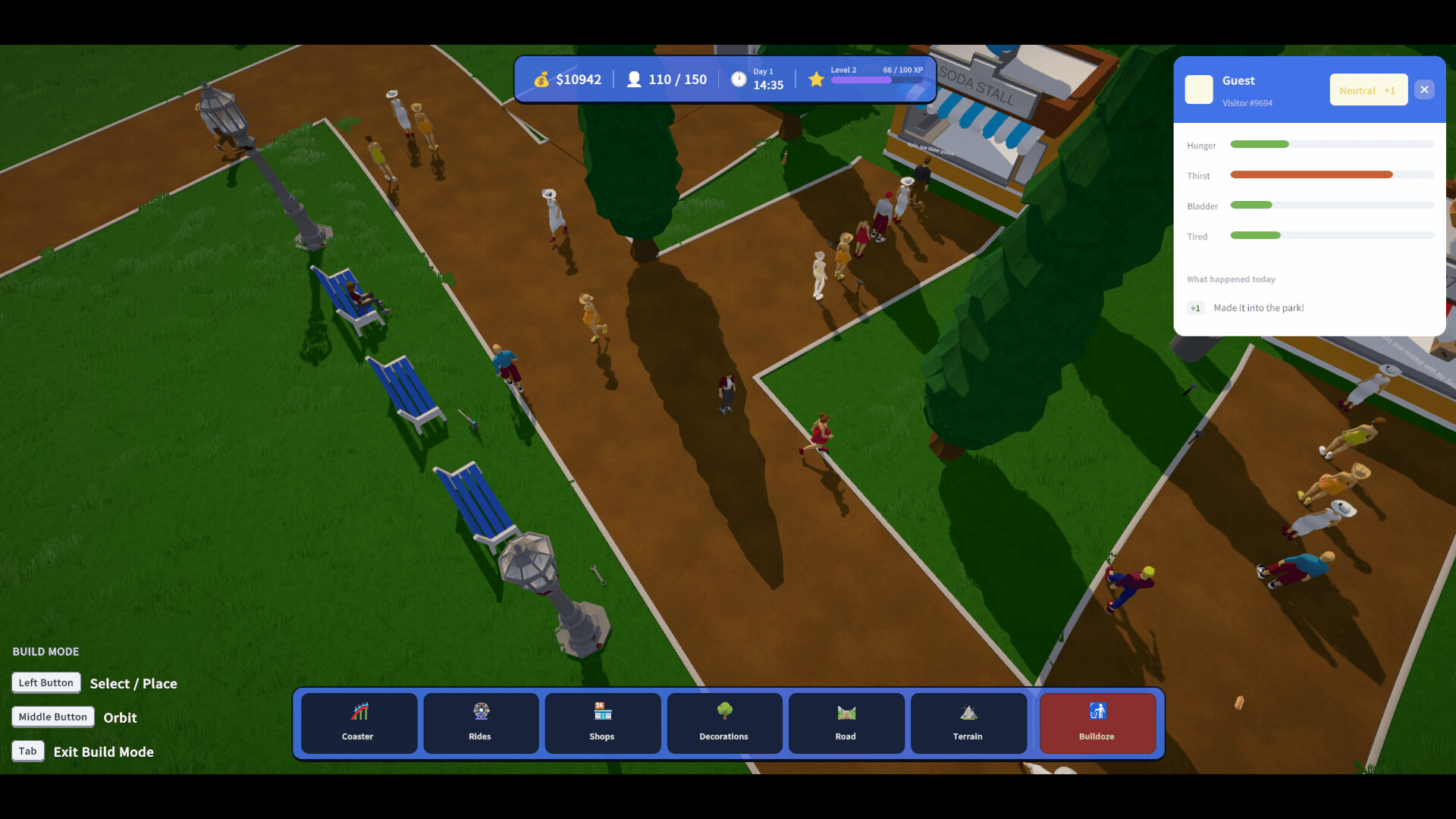 Roller Coaster Park Simulator screenshot 2