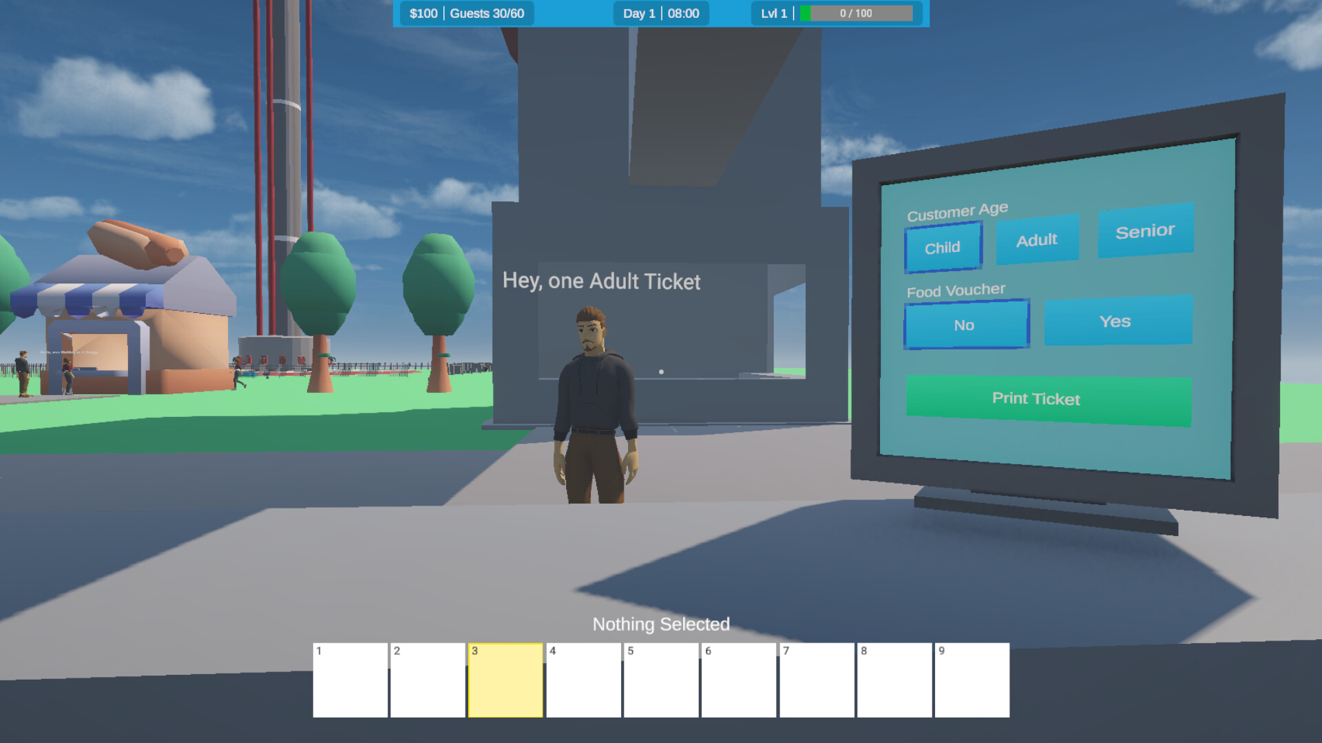 Roller Coaster Park Simulator screenshot #5