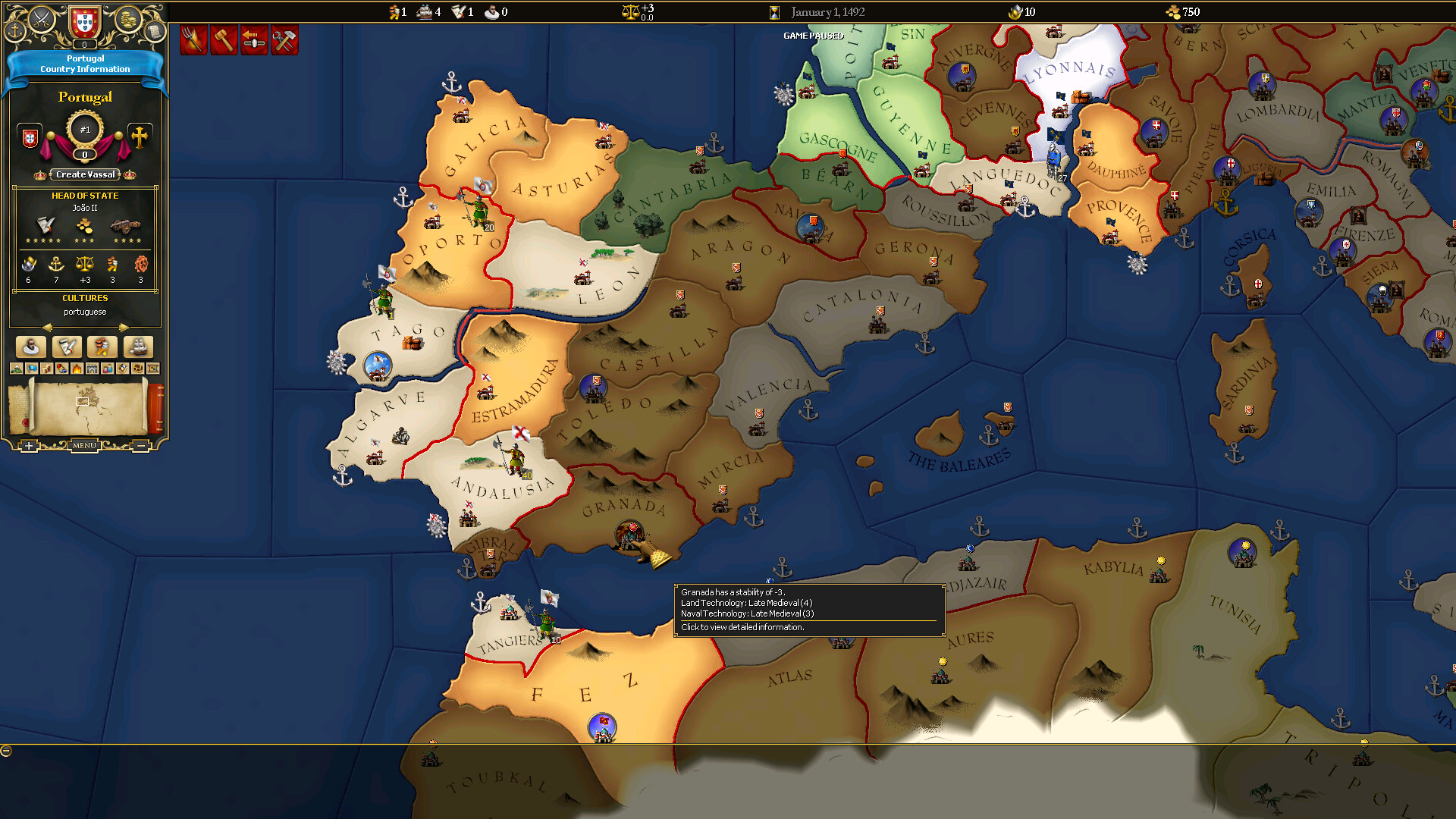 For The Glory: A Europa Universalis Game Featured Screenshot #1