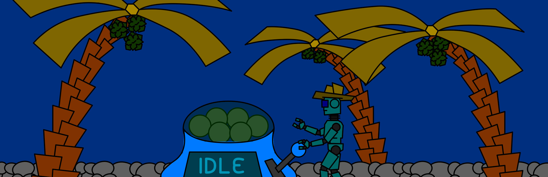 Flat Galaxy: An Idlemare