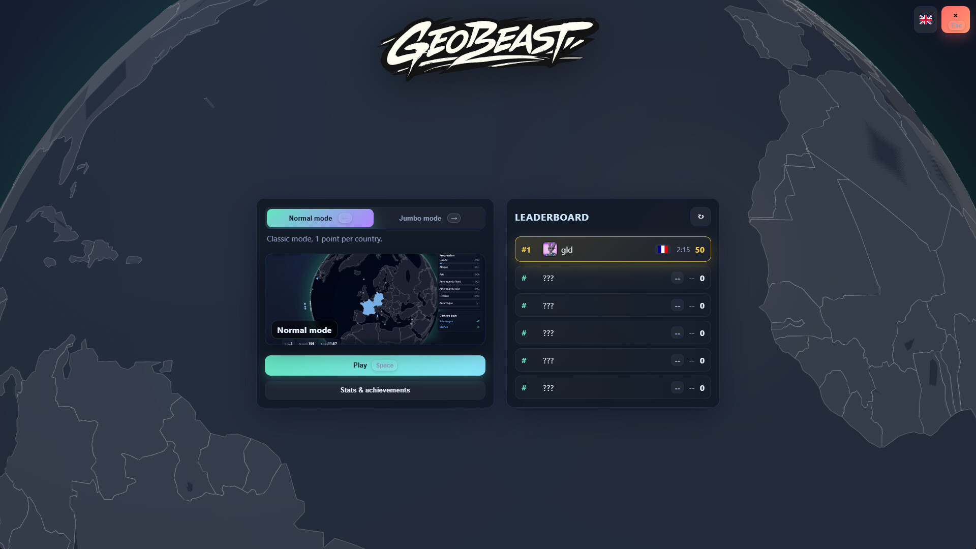 Geobeast screenshot #1
