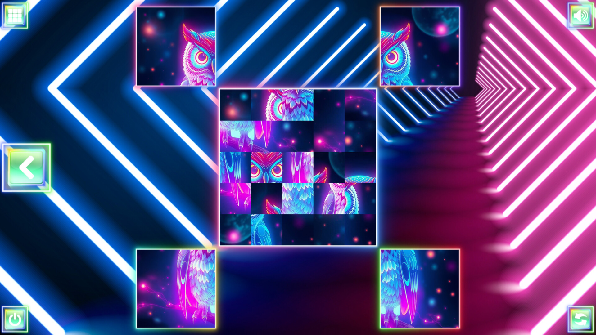 Neon Fantasy: Owls screenshot #5