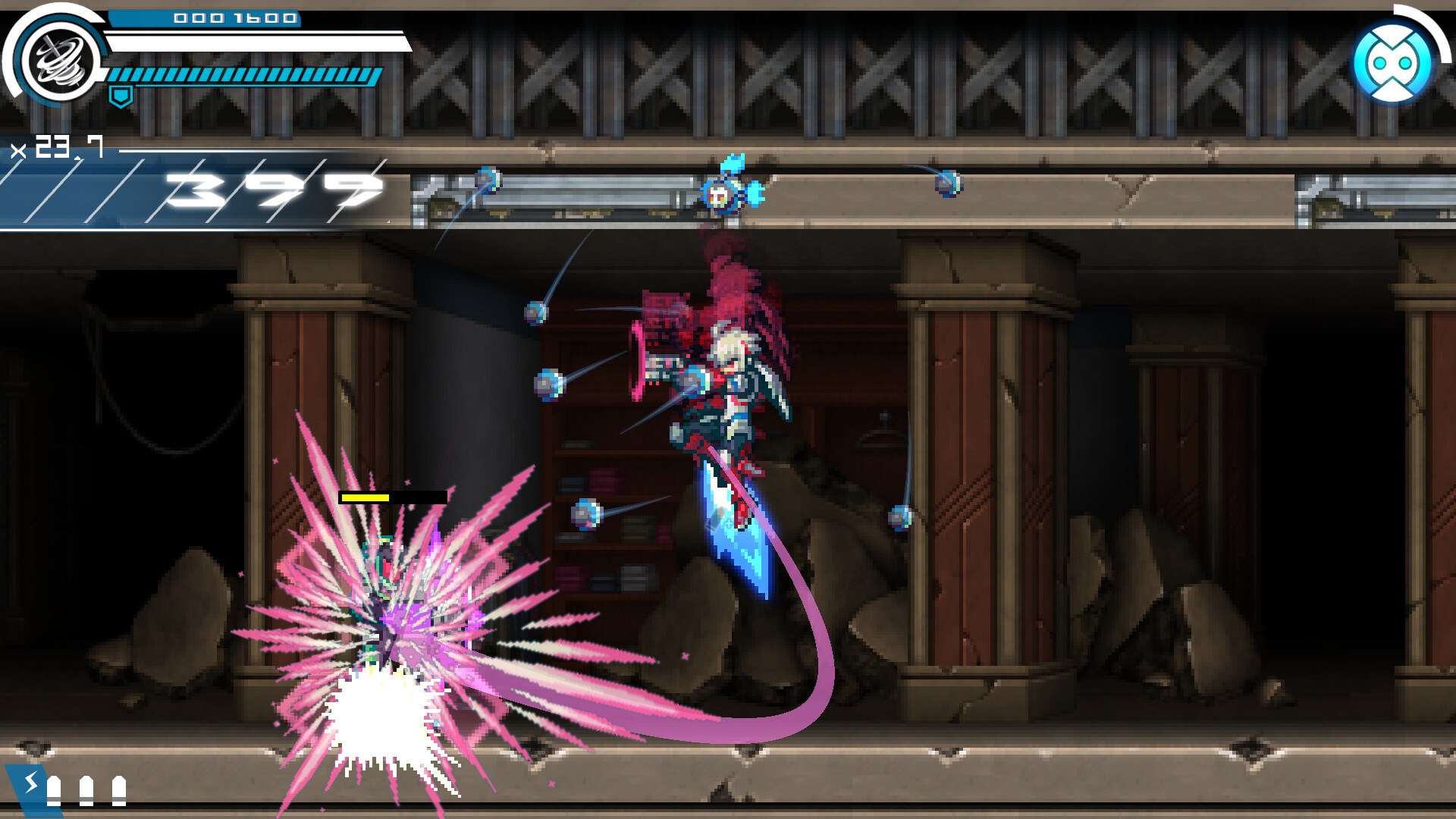 Gunvolt Chronicles: Luminous Avenger iX 1+2 Dual Collection screenshot #1