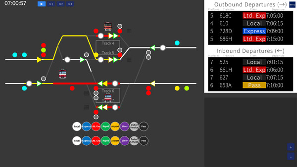 Screenshot 4 of 鉄道運行管理シミュレーション - final gameplay screenshot