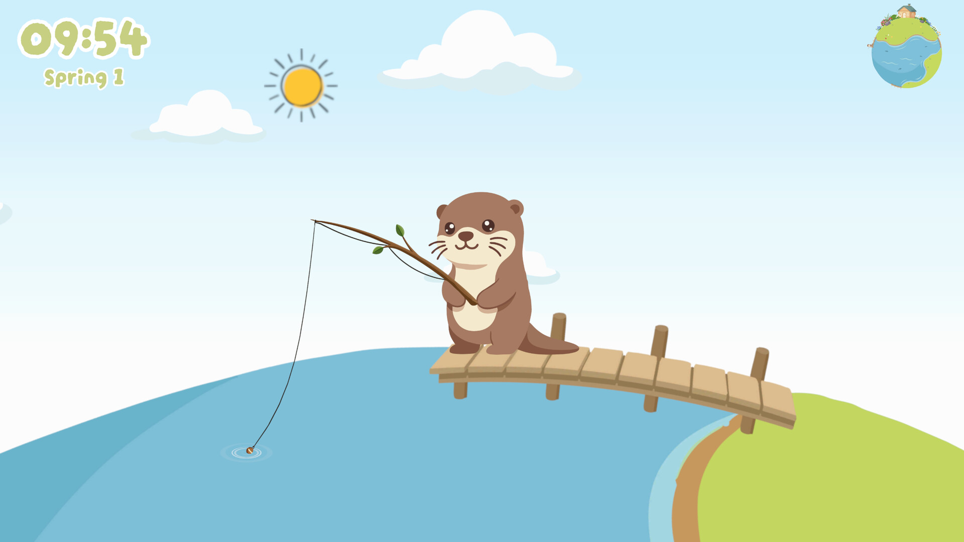 Little Otter's Fishing Life screenshot #2