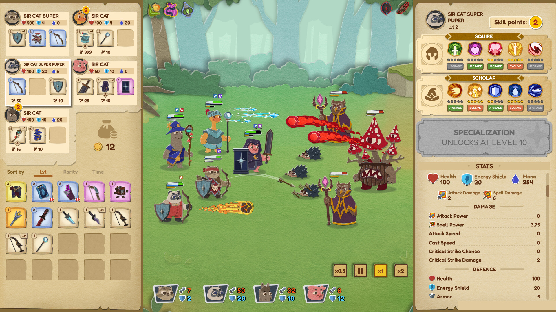 Paper Tactics screenshot #1