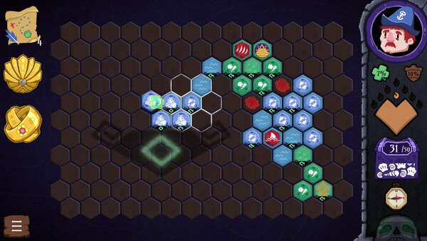 Screenshot of The Wicked Isles gameplay showing in-action mechanics
