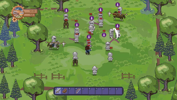 Screenshot of Tears of the Lost Kingdom gameplay showing in-action mechanics
