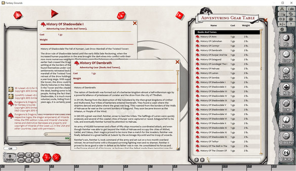 Fantasy Grounds - Baldur's Gate: Enhanced Edition Item Pack